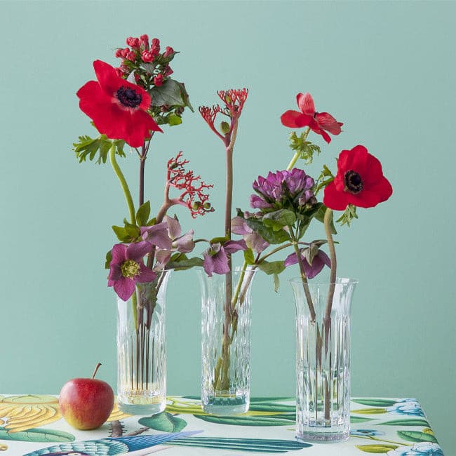 Maison Lipari Flora Vases Set X3  BACCARAT.