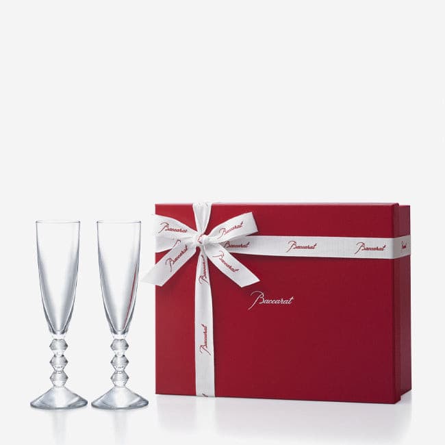 Maison Lipari Vega Champagne Flute X2  BACCARAT.