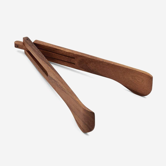 Maison Lipari Spring Salad Tongs - Brown  FOX RUN.