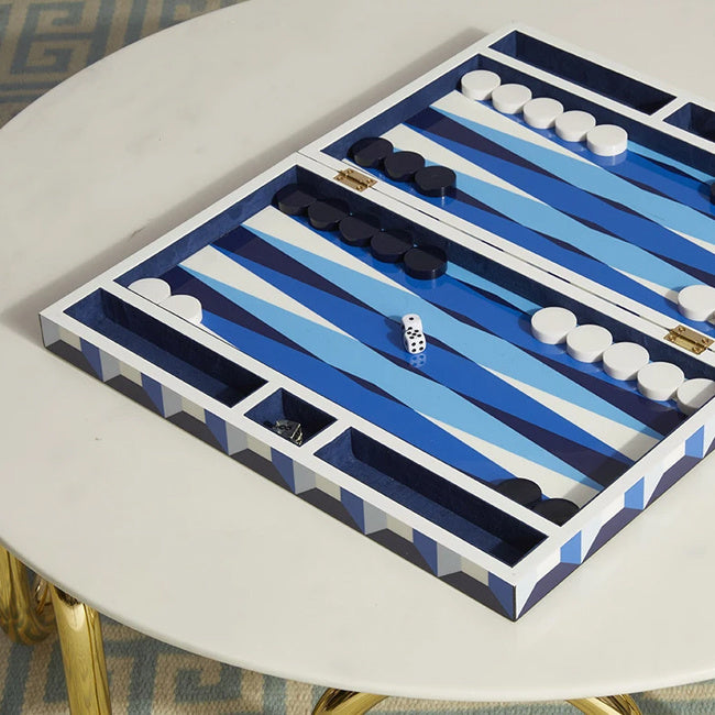 Maison Lipari Sorrento Backgammon Set  JONATHAN ADLER.