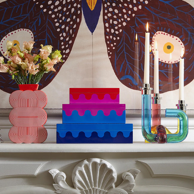 Maison Lipari Pompidou Candleholder - Multicolor  JONATHAN ADLER.