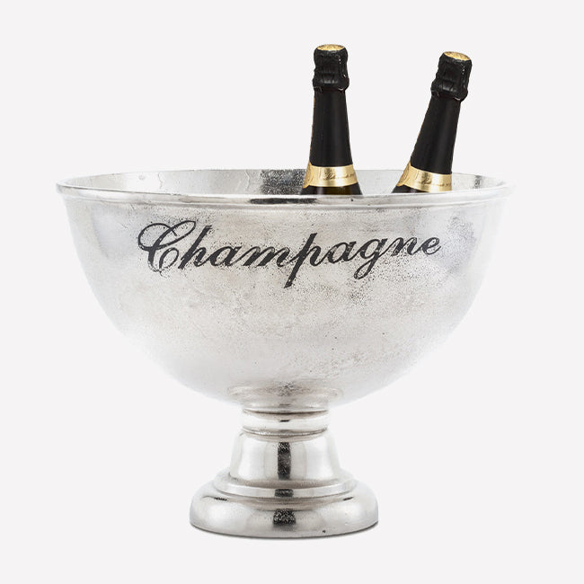 Maison Lipari Jumbo Champagne Ped Bowl-18"D  ABBOTT.