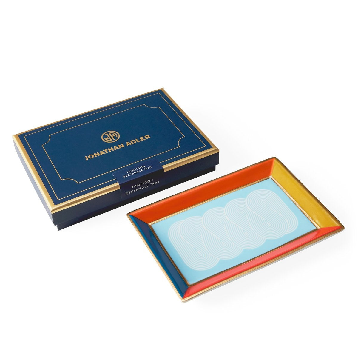 Maison Lipari Pompidou Rectangle Tray - Multicolor  JONATHAN ADLER.
