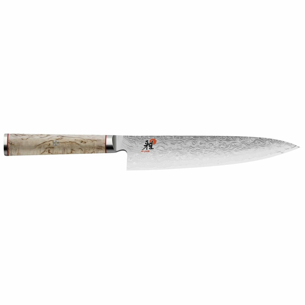 Maison Lipari Birchwood 5000 MCDB Chef's Knife 8''  MIYABI.