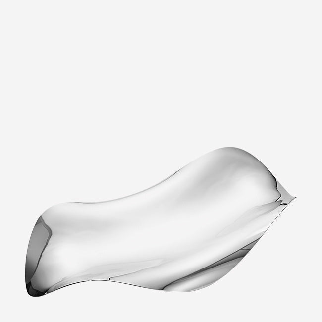 Maison Lipari Cobra Oval Tray - Silver  GEORG JENSEN.