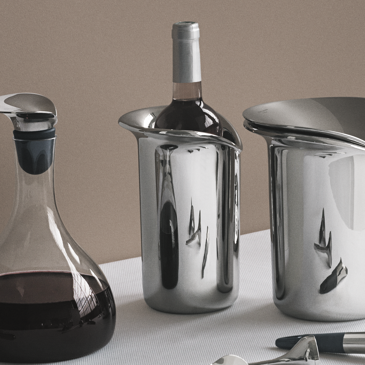 Maison Lipari Wine & Bar Cooler - Silver  GEORG JENSEN.