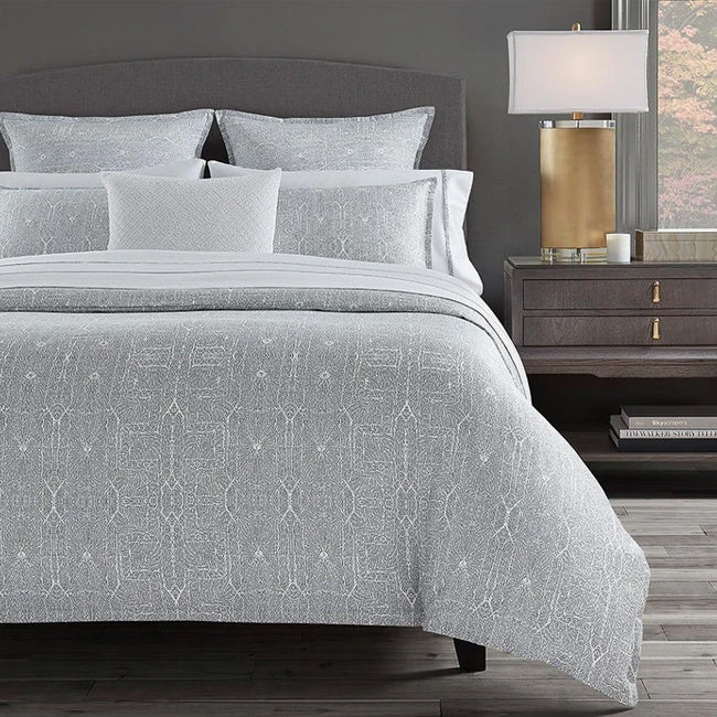 Maison Lipari Emilia Standard Sham - Black  SFERRA.