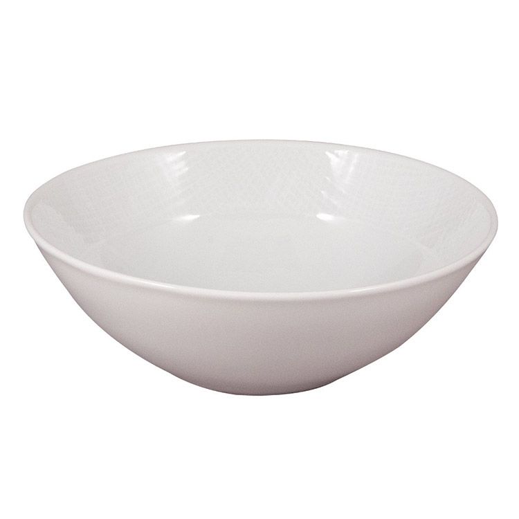 Maison Lipari Organza White Cereal Bowl  BERNARDAUD.