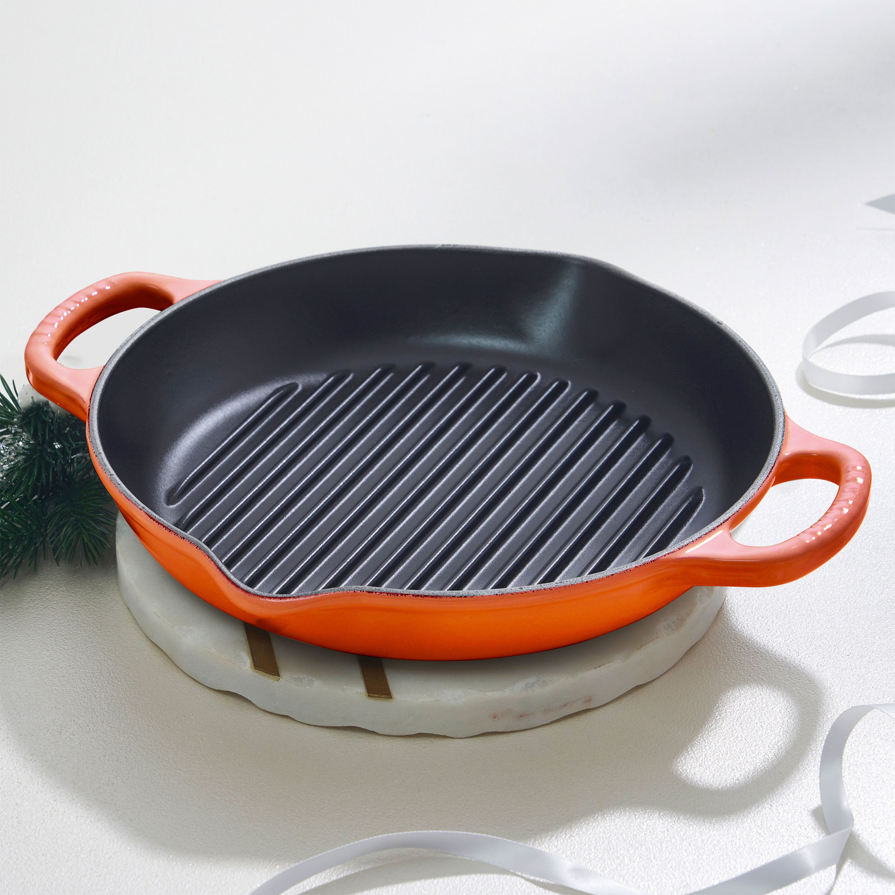 Le Creuset | Signature Deep Round Grill - Flame