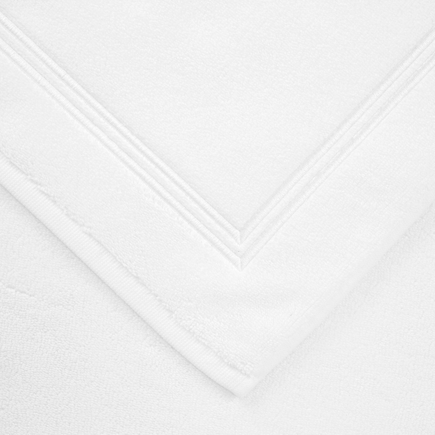 Frette | Hotel Classic Bathmat |White&White Cotton| 54x87 cm