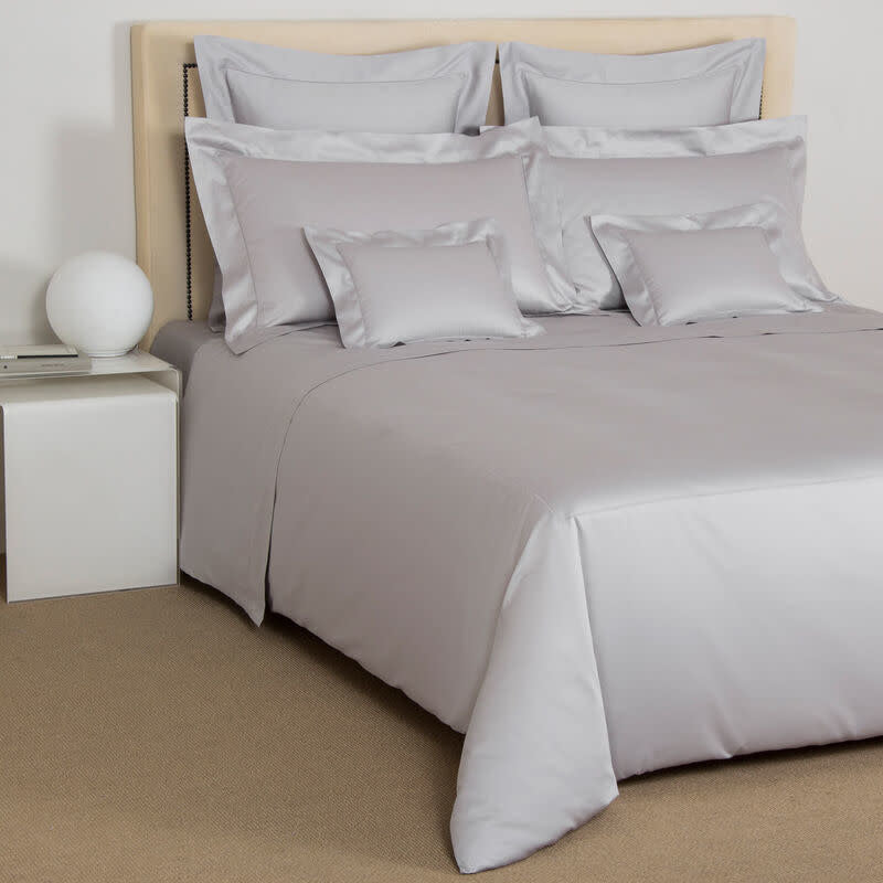 Maison Lipari Single Ajour Queen Duvet Cover Grey Cliff  FRETTE.