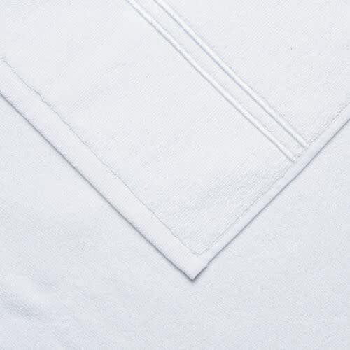 Maison Lipari Hotel Classic Wash Cloth White / White 12 X 12''  FRETTE.