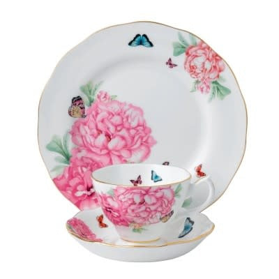 Maison Lipari Friendship 3 Piece Set (Teacup - Saucer - Plate)  ROYAL ALBERT.