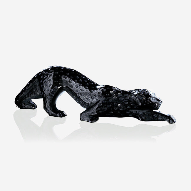 Maison Lipari Zeila Panther Large Figure - Black  LALIQUE.