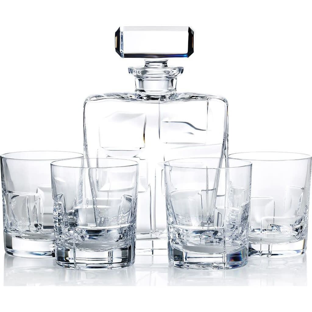 Maison Lipari Portrait Case With Whisky Decanter And 4 Old Fashion  VISTA ALEGRE.