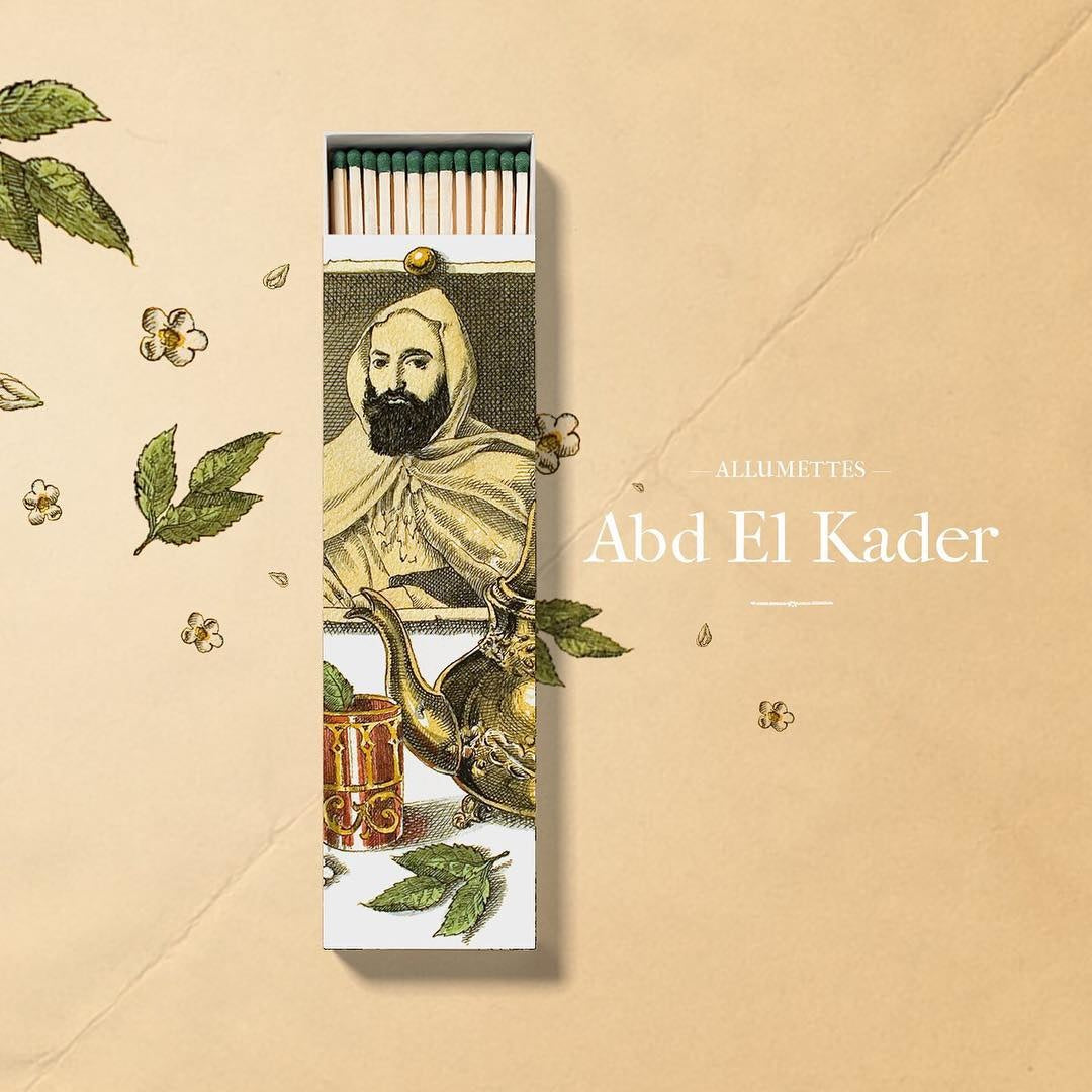 Maison Lipari Abd El Kader Morrocan Mint Tea Scented Wooden Matchsticks  CIRE TRUDON.