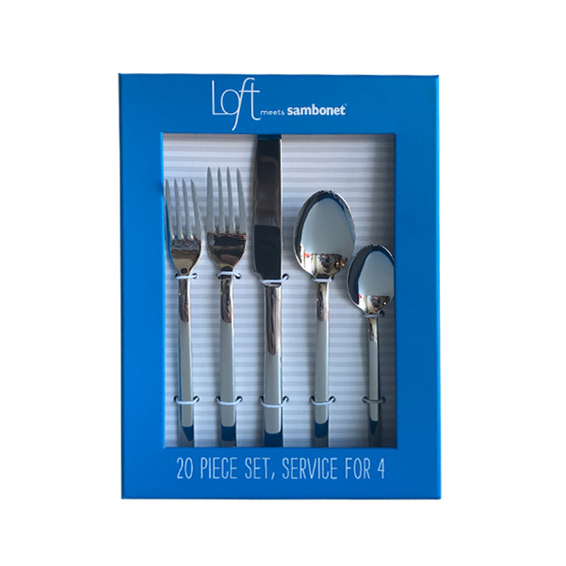 Maison Lipari Loft 20 Piece Flatware Set  THOMAS.