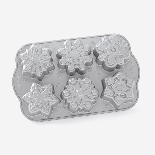Maison Lipari Snowflake Cakelet Pan  NORDICWARE.