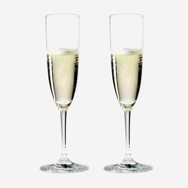 Maison Lipari Vinum Champagne Glass Set  - Clear  RIEDEL.