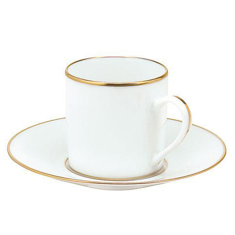 Maison Lipari CHRISTOFLE Albi Cup and Saucer Porcelain Gold V: 20 cl  CHRISTOFLE.