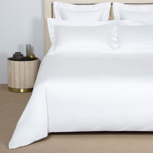 Maison Lipari Single Ajour King Duvet Cover White  FRETTE.