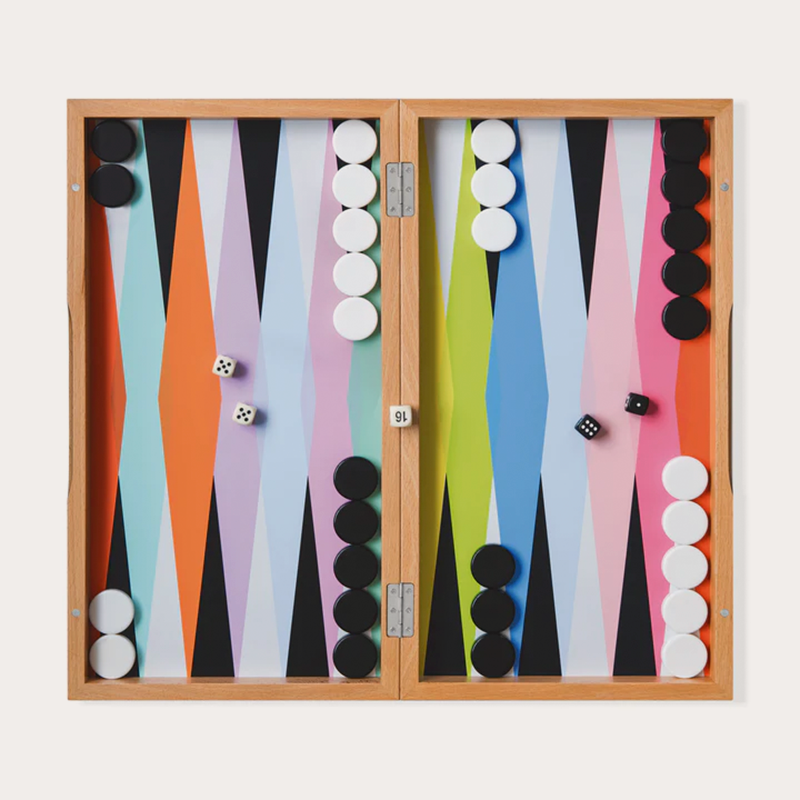 MoMa | Set de Backgammon coloré