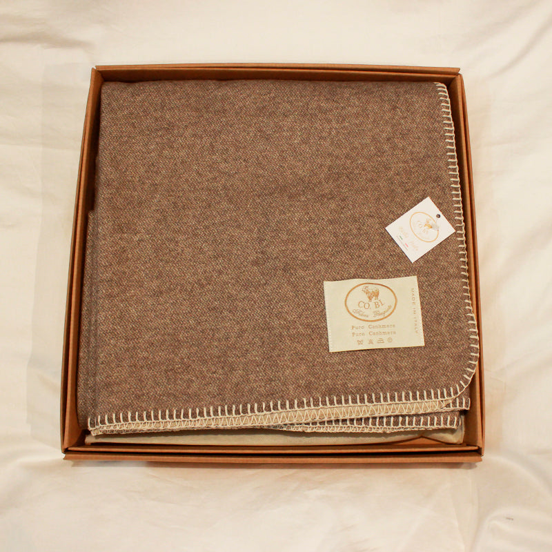 Cobi | Double Sided Cashmere Throw With Whip Edge