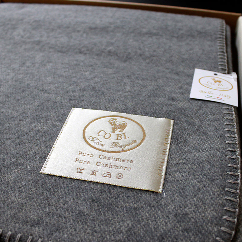 Cobi | Double Sided Cashmere Throw With Whip Edge