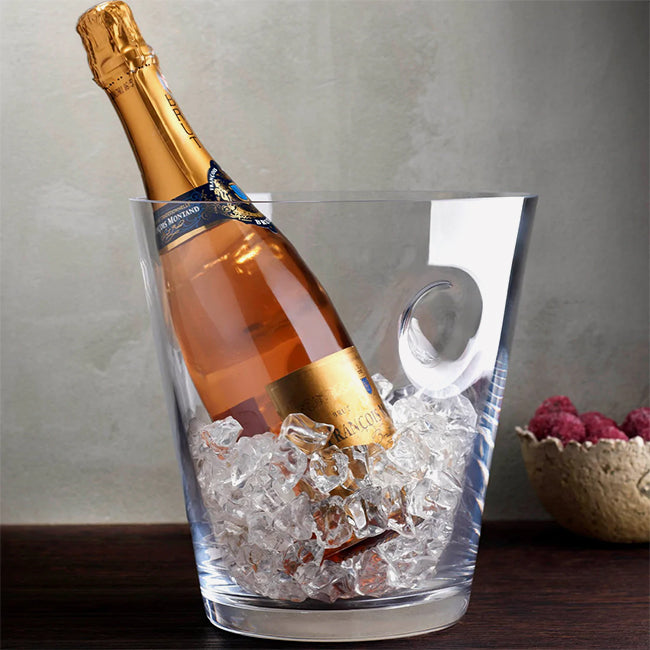 Nude Glass | Glacier Champagne Cooler - Clear