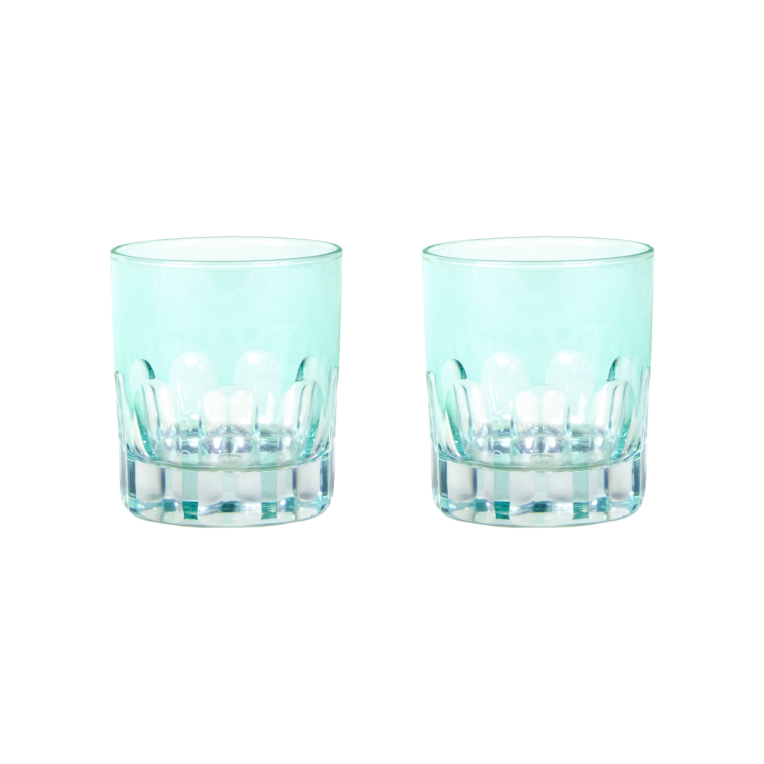 Sir Madam | Set of 2 Rialto Old Fashioned Glasses - Menthe