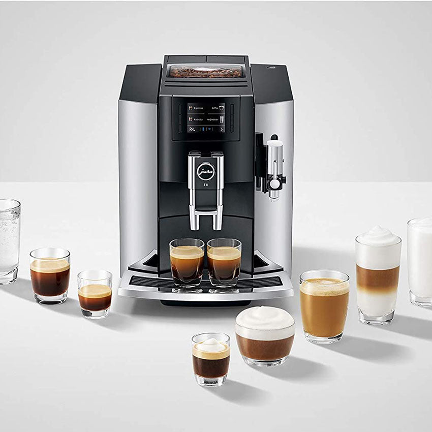 Jura | Chrome E8 Coffee Machine