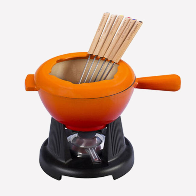 Maison Lipari Fondue Set  LE CREUSET.