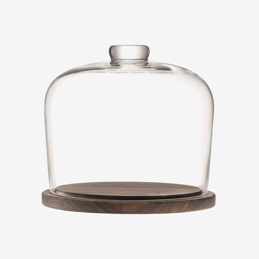 Lsa | City Dome & Walnut Base