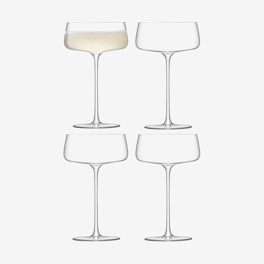 Lsa | 4 Metropolitan Champagne Saucers