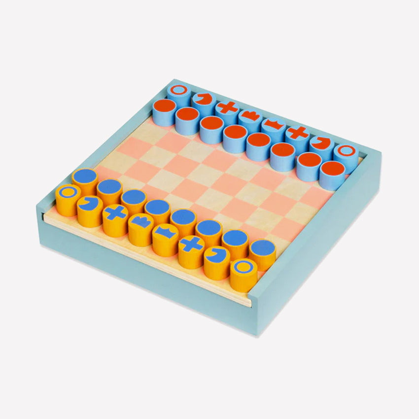 MoMa | 2-in-1 Chess & Checkers Set