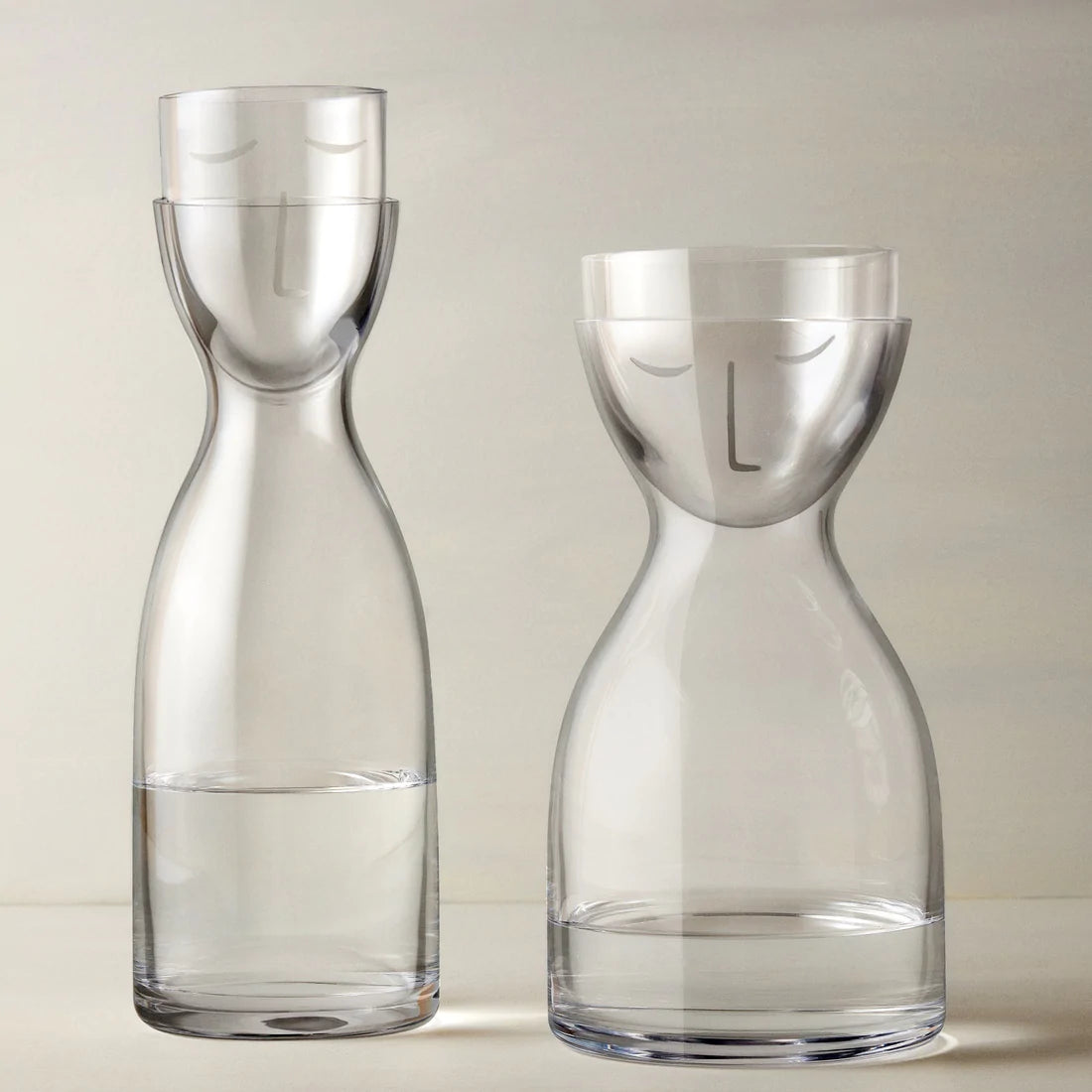 Nude Glass | Mr. & Mrs. Night Water Set - Clair