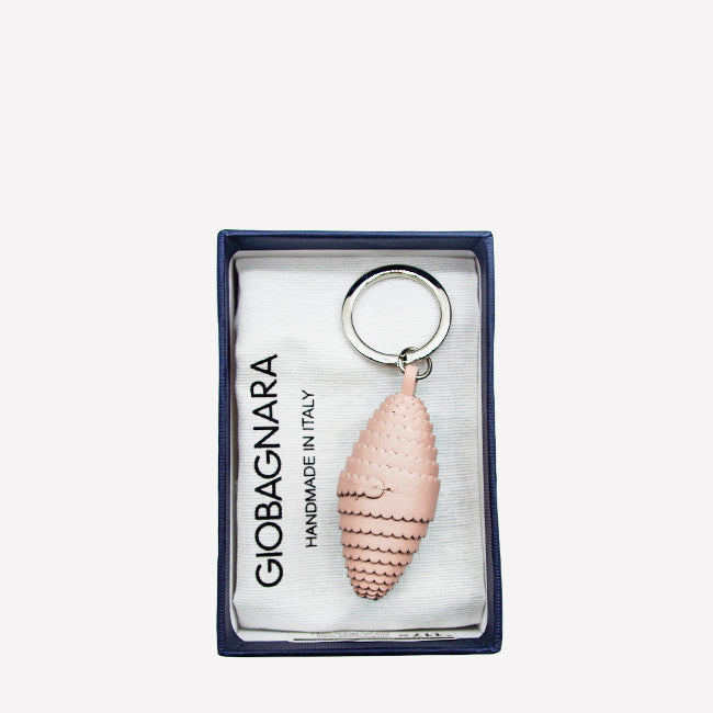 Maison Lipari GIOBAGNARA Pigna Keyring Nappa: Nude cm7.5x3 Ring D: cm3.4  GIOBAGNARA.