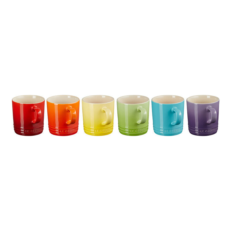 Le Creuset | Set of 6 Classic Mugs - Rainbow