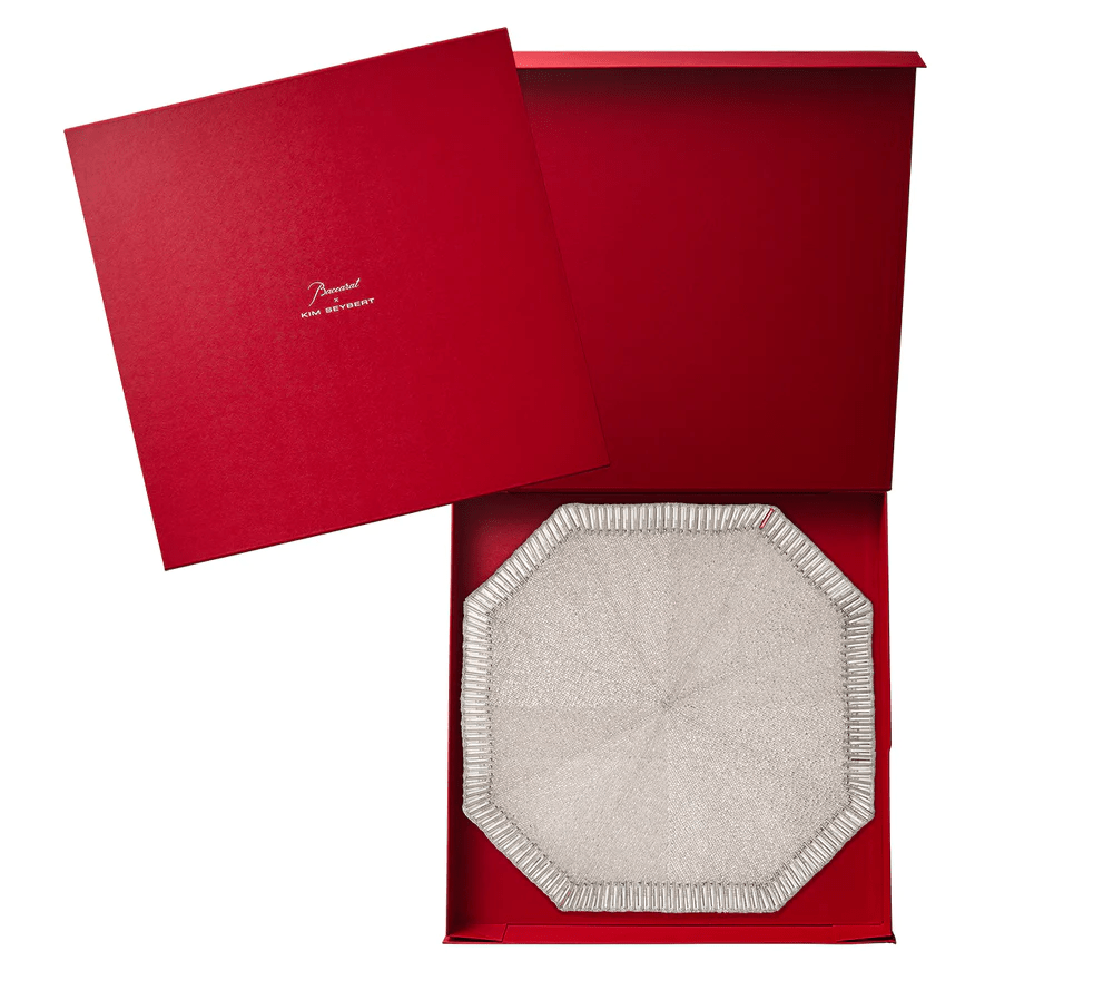 Baccarat X Kim Seybert | Louxor Placemat Silver/Crystal