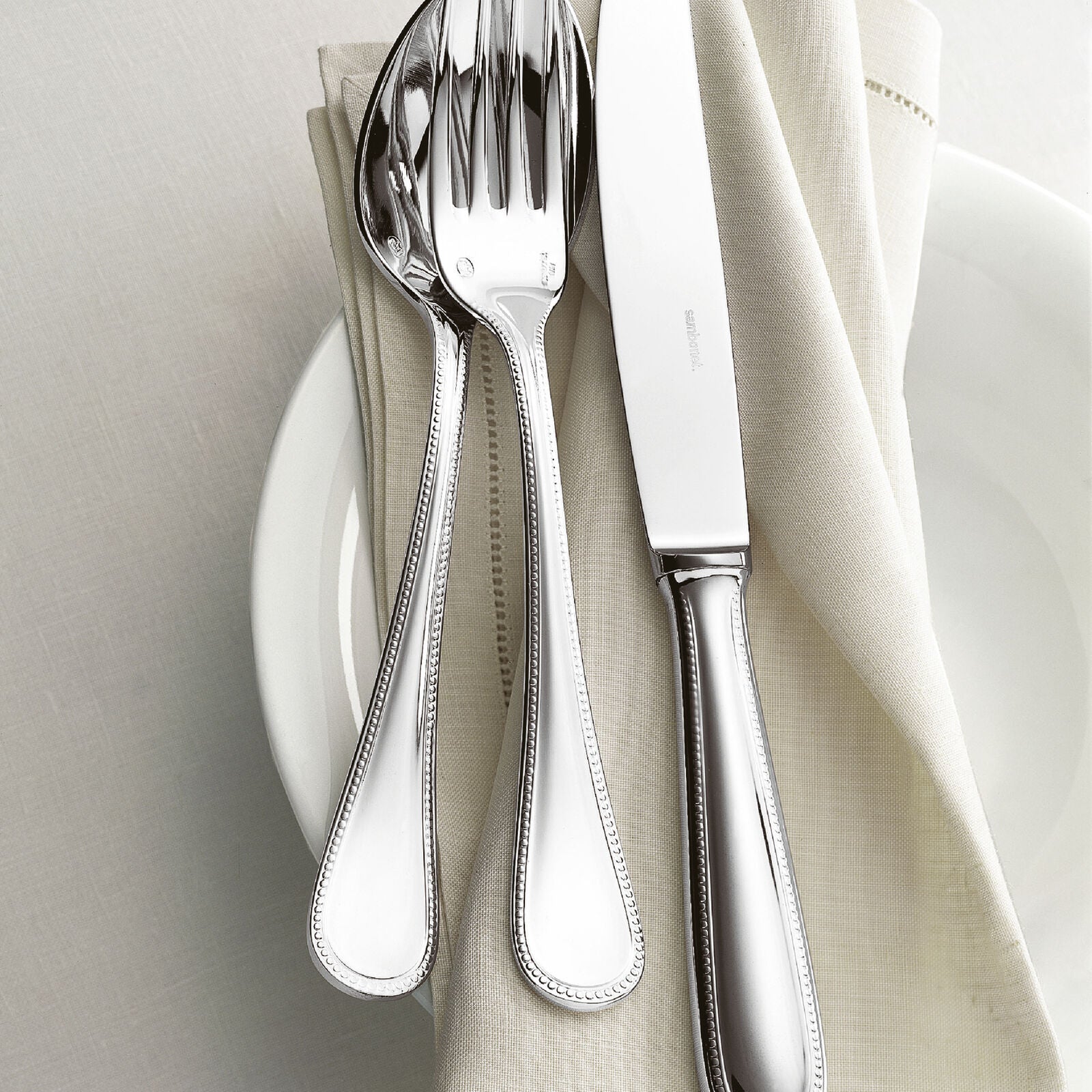 Sambonet | Perles 5 Piece Place Setting S.H. Flatware Stainless Steel