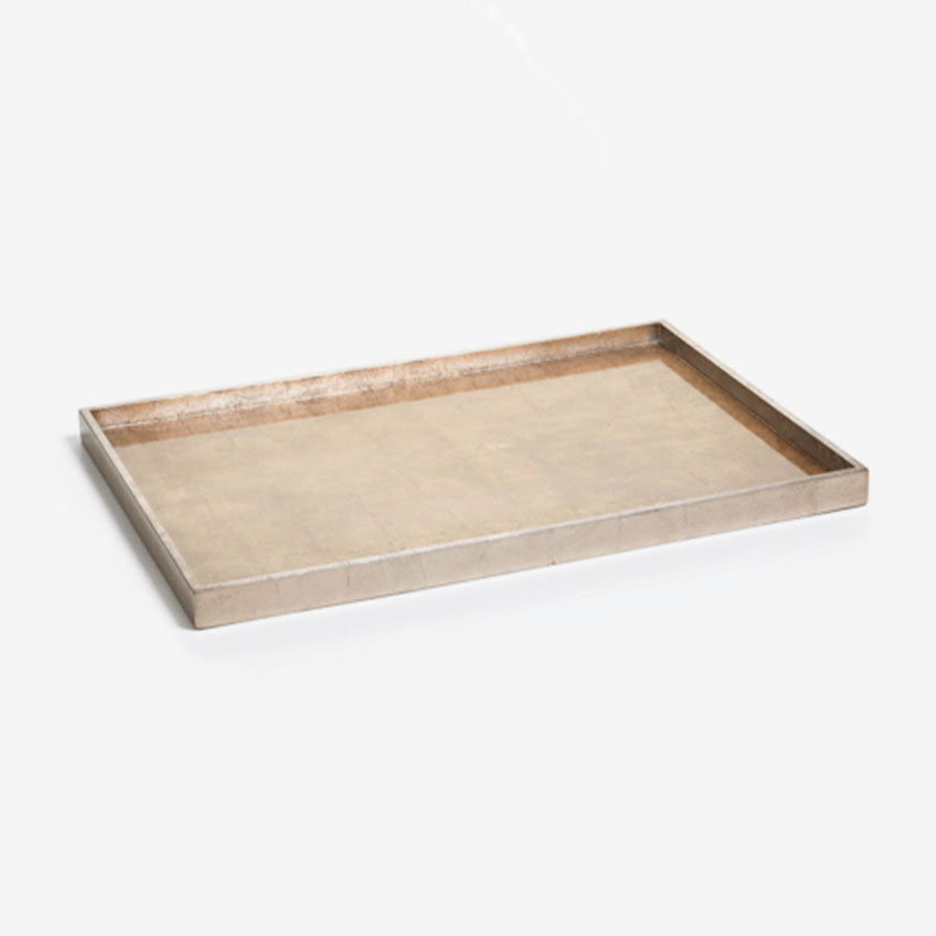 Zodax | Antique Gold & Silver Serving Tray