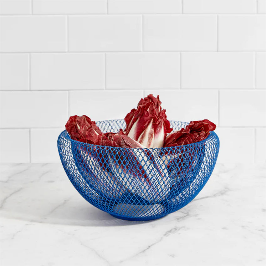 MoMa | Mesh Wire Bowl - Blue