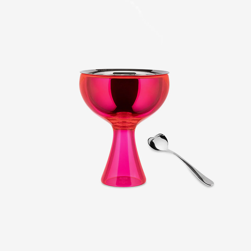 Alessi | Big Love Ice Cream Bowl & Spoon Set