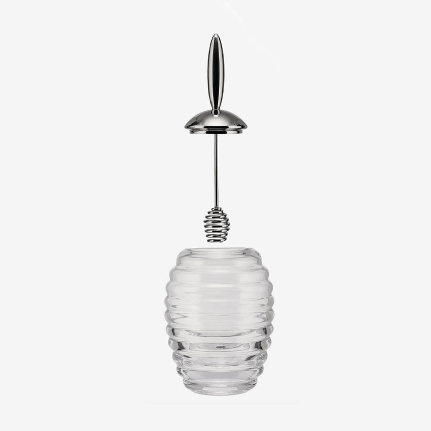 Alessi | Honey Jar with Lid & Drizzling Spoon