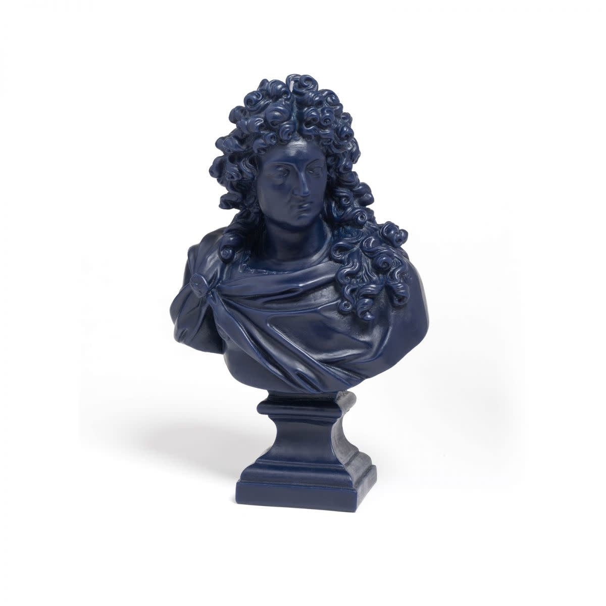 Maison Lipari Louis XIV Bust Royal Blue  CIRE TRUDON.