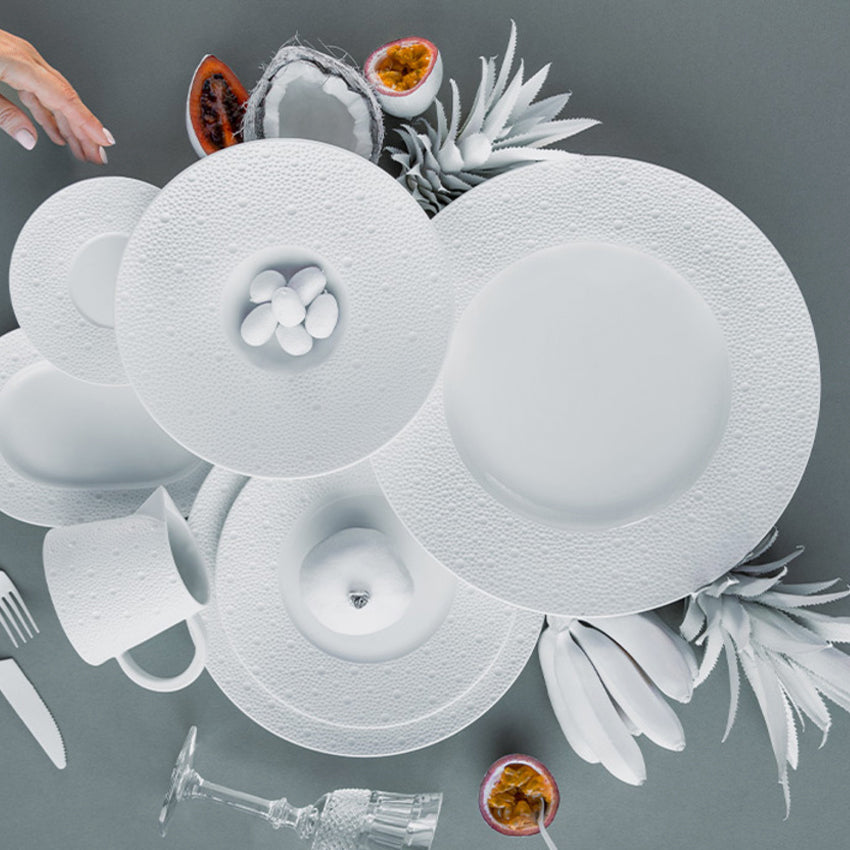 Bernardaud | Ecume White Dinnerware Collection Cereal Bowl (bol à céréales)