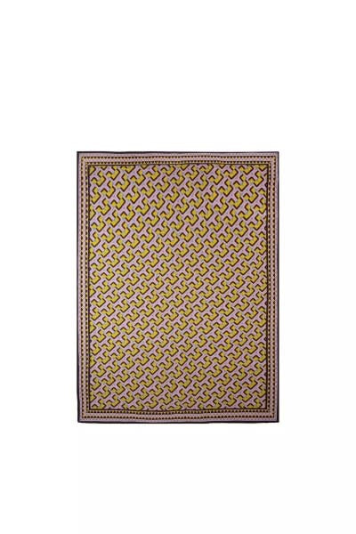 Maison Lipari LA DOUBLE J Blanket | Baize Wool | Domino Rosa | 148x208 cm  LA DOUBLE J.