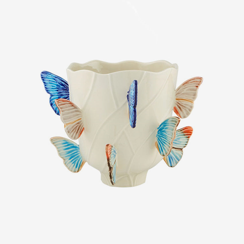 Vase Bordallo Pinheiro | Cloudy Butteflies By Claudia Schiffer