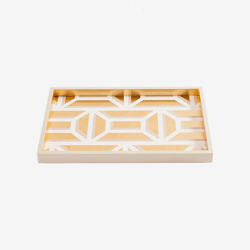 Caspari | Garden Gate Lacquer Tray