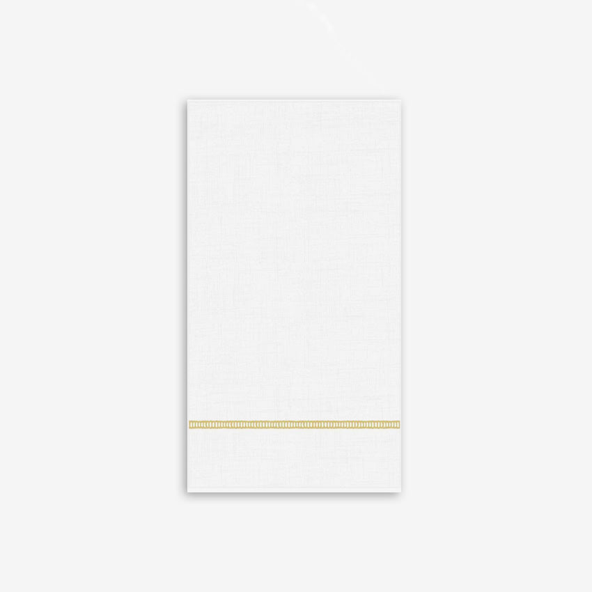 Caspari | Hemstitch Script Napkin